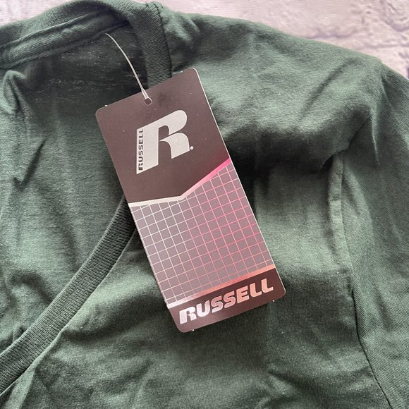 Russell Athletic Women's Miami Hurricanes Jersey V-Neck T- Shirt - Picture 5 of 7